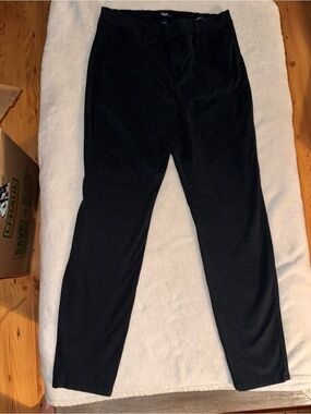 Chaps Black Stretch Cotton Pants – Size 10